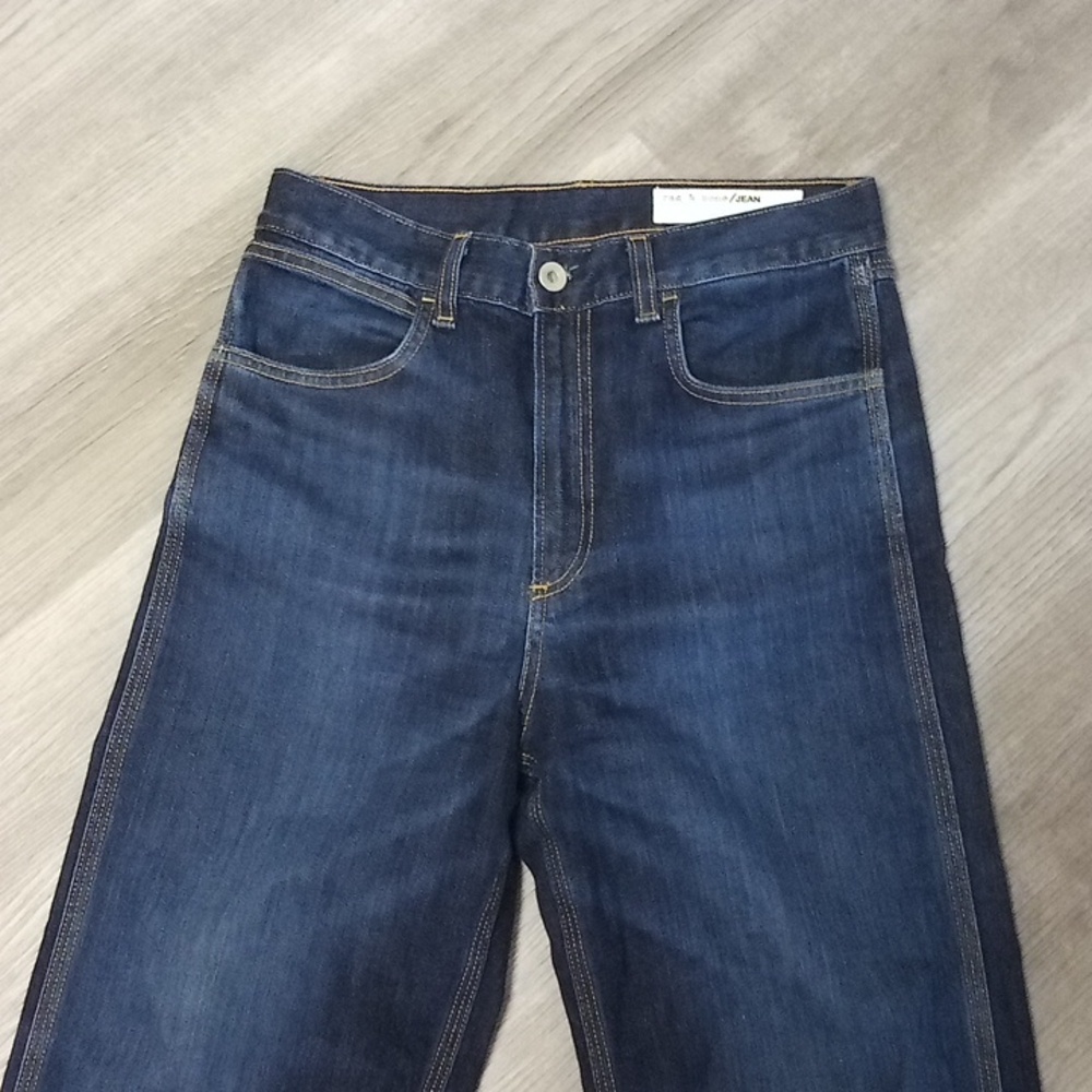 Rag & Bone Dark Blue Denim Jeans - Picture 2 of 5
